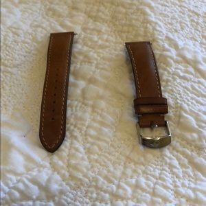 Michele Watch Genuine Leather Band for 18mm Watch
